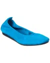 Arche Laius Leather Flat In Blue