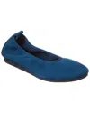 Arche Laius Leather Flat In Blue