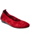 Arche Laius Suede Flat In Red