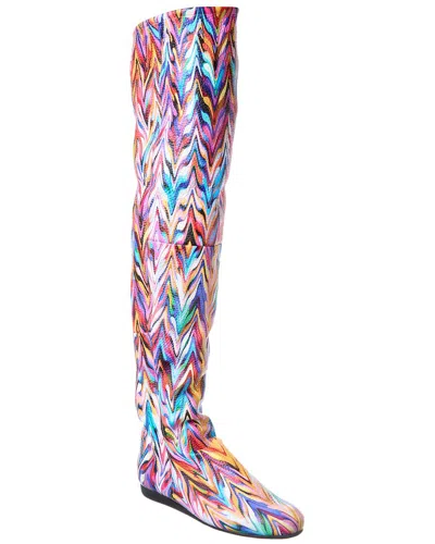 Arche Lajiki Leather Over-the-knee Boot In Multi