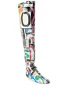 Arche Lajiza Leather Over-the-knee Boot In Multi