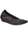 Arche Lamara Suede Flat In Gray