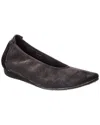 Arche Lamara Suede Flat In Black
