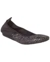 Arche Lamour Dido Leather Flat In Black