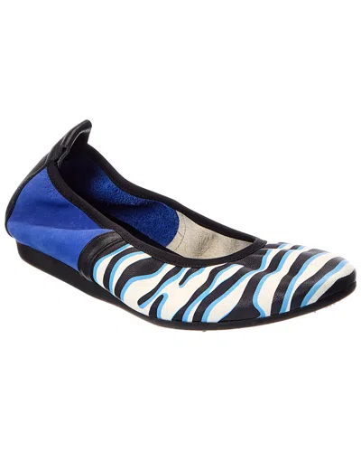 Arche Lamour Leather Flat In Yellow