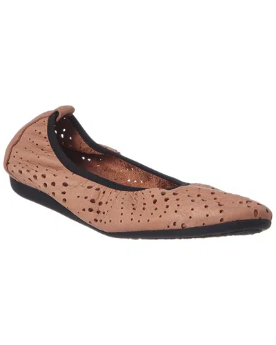 Arche Lannoa Leather Flat In Animal Print