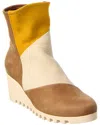 Arche Laraki Leather Bootie In Brown