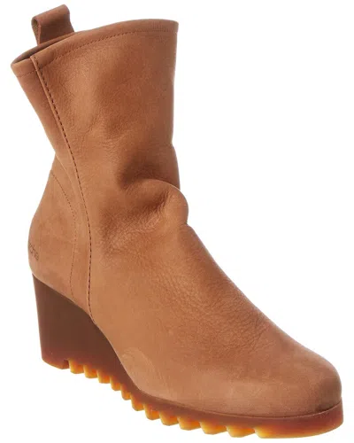Arche Larazo Leather Boot In Brown