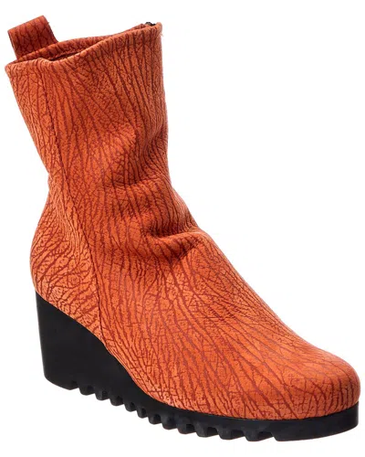 Arche Larazo Leather Boot In Orange