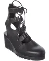 Arche Larily Leather Sandal In Black