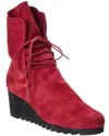 Arche Larina Suede Boot In Red