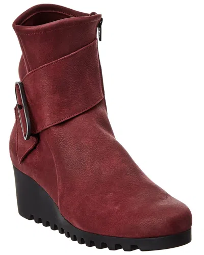 Arche Larune Leather Bootie In Blue