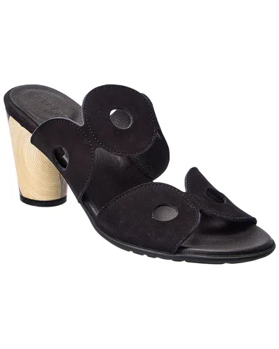 Arche Leanya Leather Flat In Black