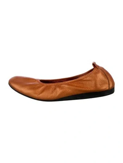 Pre-owned Arche Leather Ballet Flats In Multi