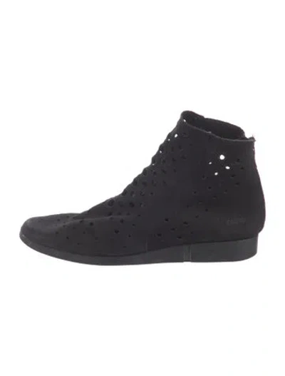 Pre-owned Arche Leather Boots In Black