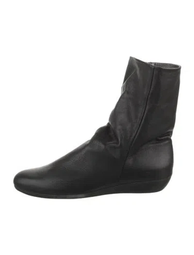 Pre-owned Arche Leather Boots In Black