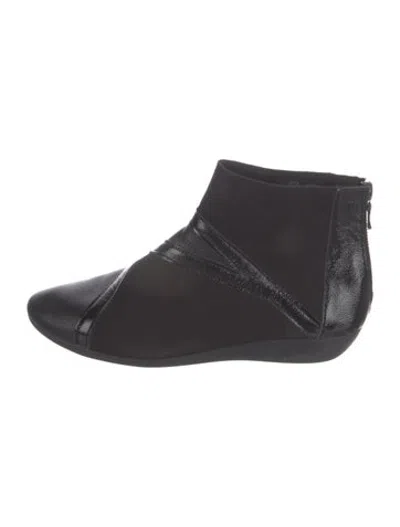 Pre-owned Arche Leather Boots In Black