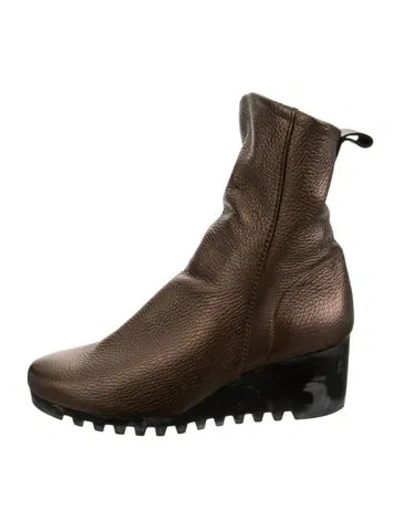 Pre-owned Arche Leather Boots In Brown