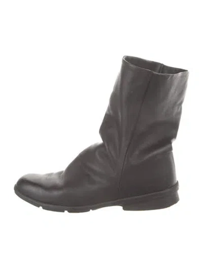 Pre-owned Arche Leather Boots In Grey