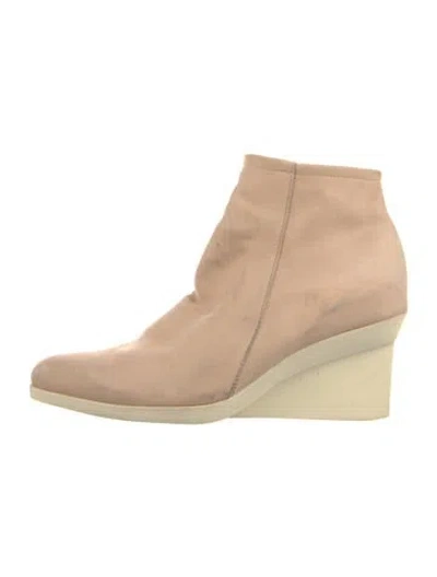 Pre-owned Arche Leather Boots In Neutral