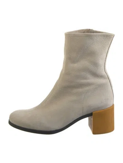 Pre-owned Arche Leather Boots In Neutral