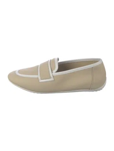 Pre-owned Arche Leather Loafers In Neutrals