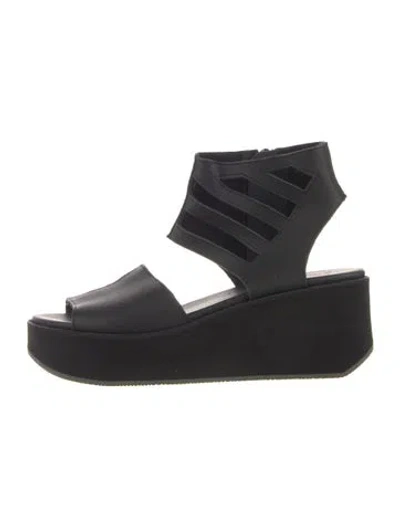 Pre-owned Arche Leather Sandals In Blue