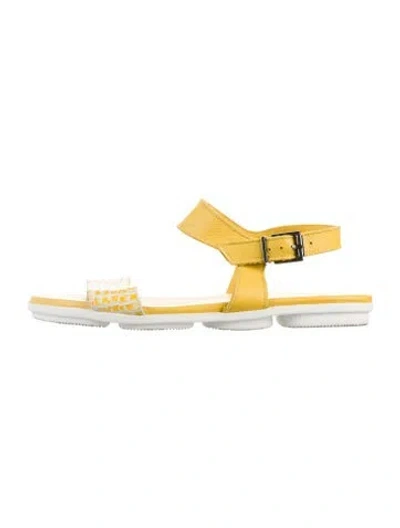 Pre-owned Arche Leather Sandals In Yellow