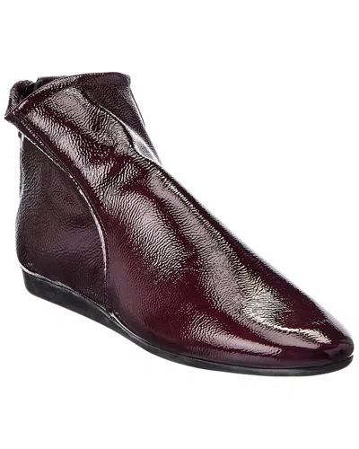 Arche Lilou Leather Bootie In Burgundy