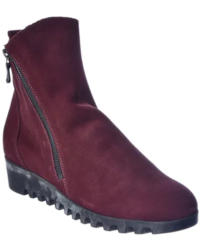 Arche Lomage Suede Bootie In Purple