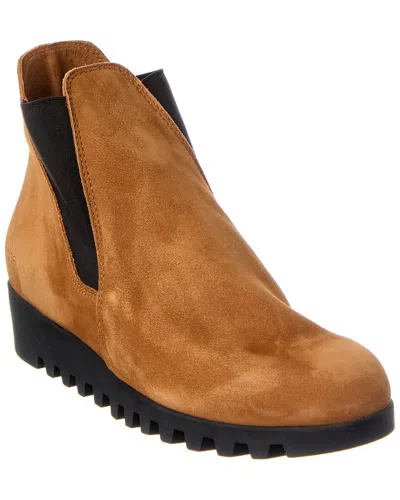 Arche Lomata Leather Bootie In Brown