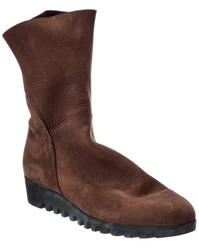 Arche Lomham Leather Boot In Brown