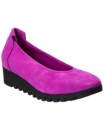 Arche Lomiss Leather Flat In Purple