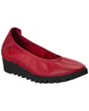 Arche Lomiss Leather Flat In Multi