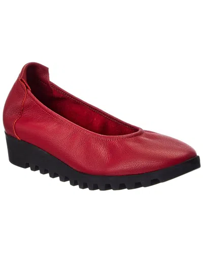 Arche Lomiss Leather Flat In Animal Print