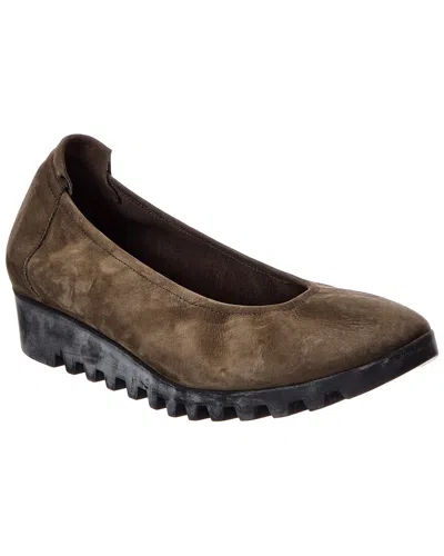 Arche Lomiss Leather Flat In Transparent