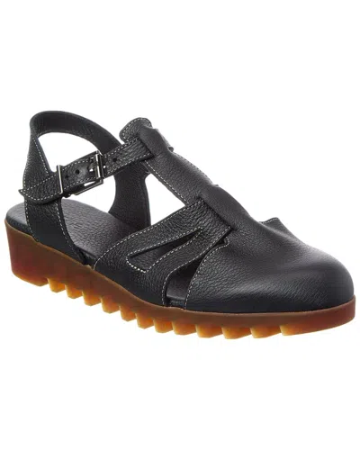 Arche Lomye Leather Sandal In Black