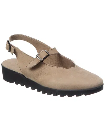 Arche Lomyne Leather Sandal In Grey