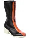 Arche Lymavi Leather Bootie In Red