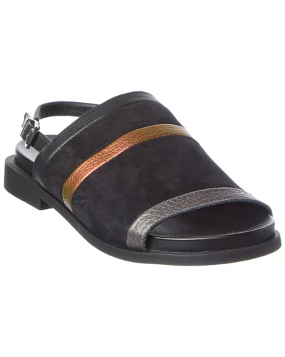 Arche Makuno Leather Sandal In Black