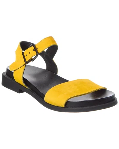 Arche Makusa Leather Sandal In Yellow