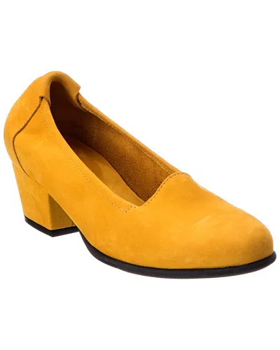 Arche Malana Leather Pump In Yellow