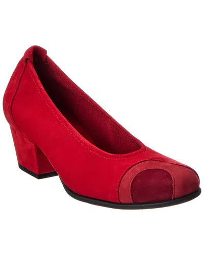 Arche Malloa Leather Pump In Red