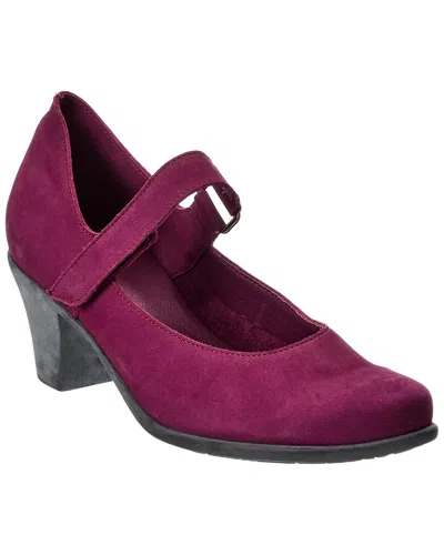 Arche Maora Leather Pump In Burgundy
