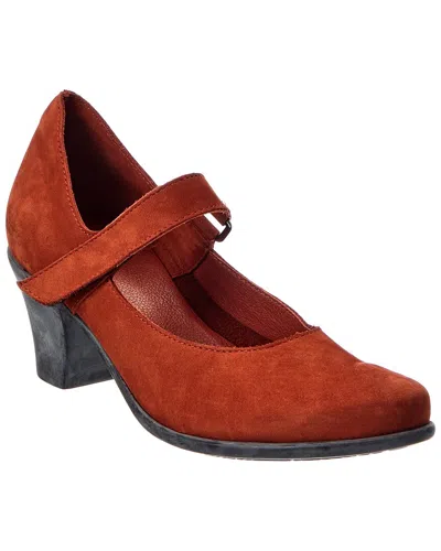 Arche Maora Leather Pump In Orange