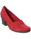 Arche Marbel Suede Pump In Red