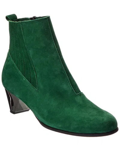 Arche Marizz Leather Boot In Green