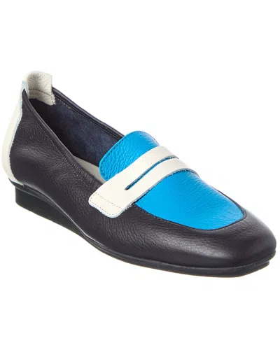 Arche Matana Leather Flat In Black