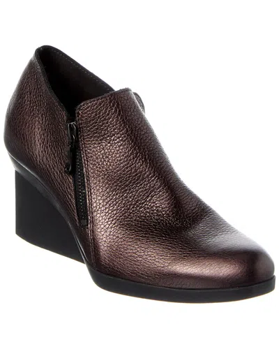 Arche Momali Leather Bootie In Brown