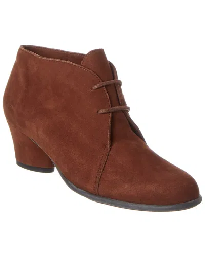 Arche Musiq Suede Bootie In Brown